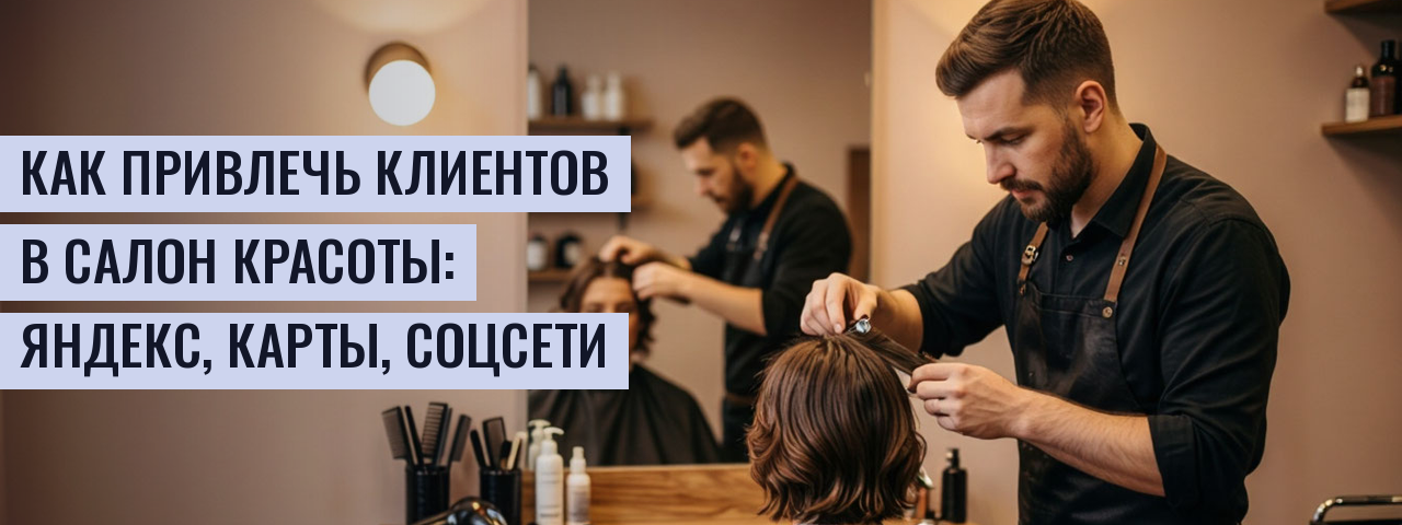 Как привлечь клиентов в салон красоты: реклама в Яндексе, Картах и соцсетях